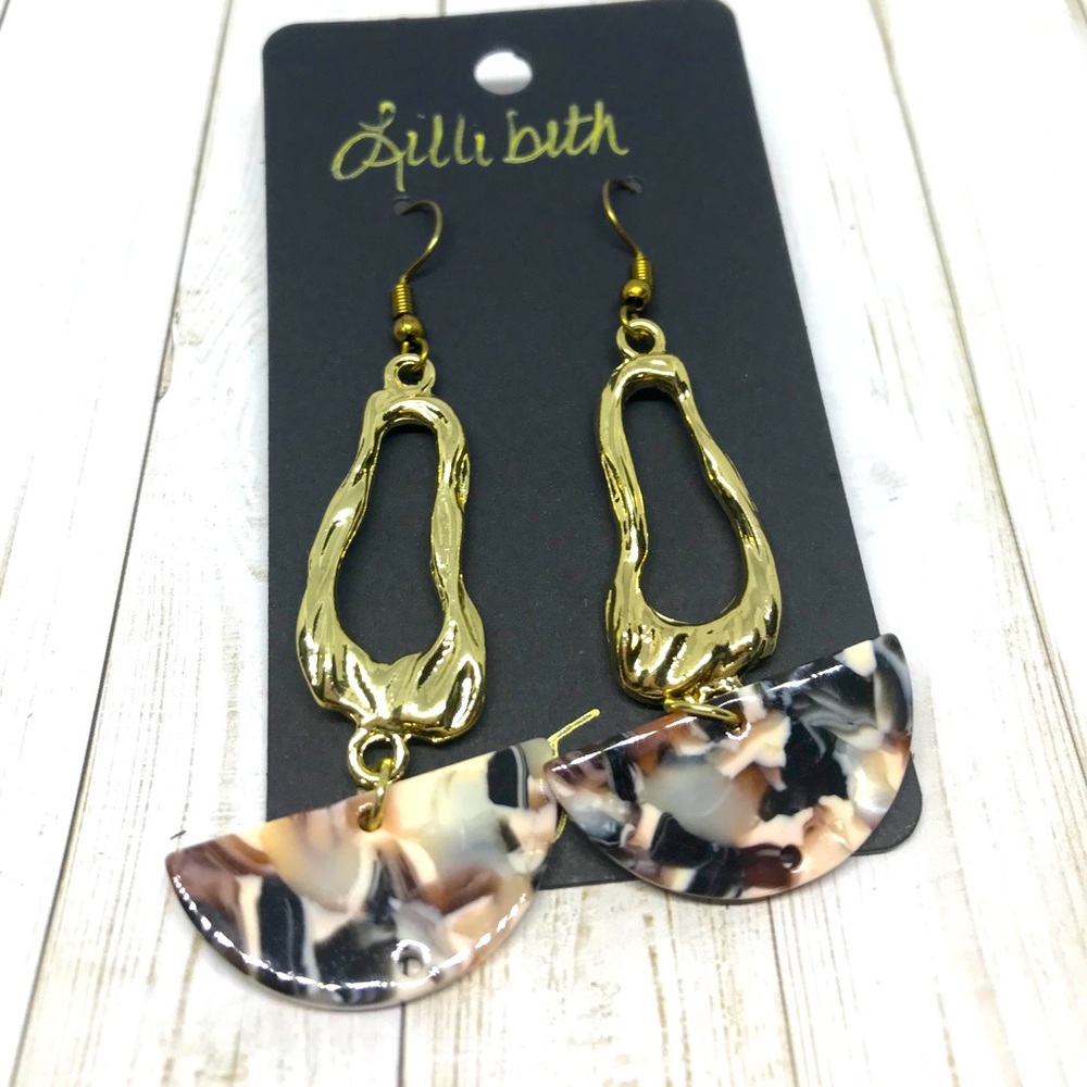 Acetate light weight earrings